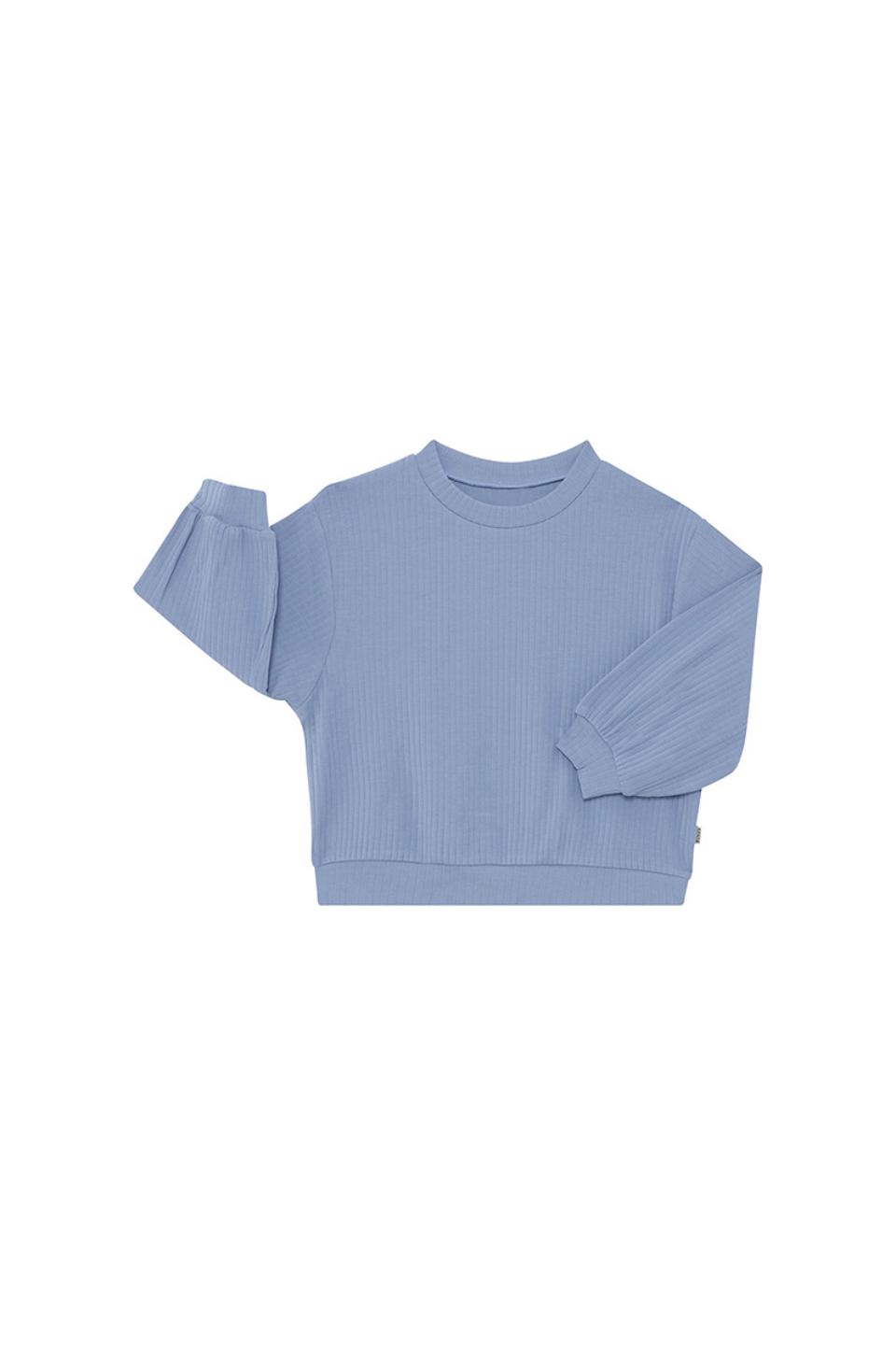 Kids Wide Rib Pullover