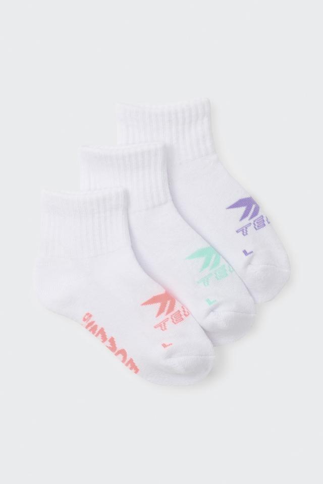 Kids X-Temp Quarter Crew Socks 3 Pack