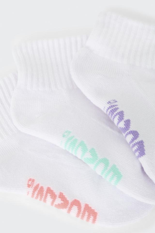 Kids X-Temp Quarter Crew Socks 3 Pack