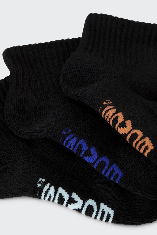 Kids X-Temp Quarter Crew Socks 3 Pack