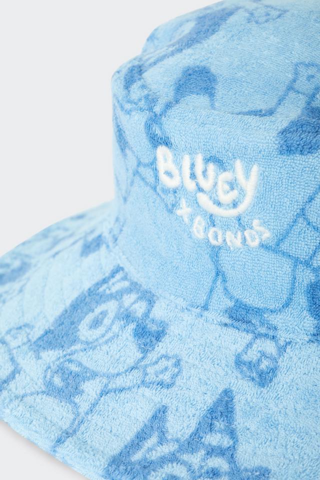 Bluey x Bonds Kids Terry Towelling Bucket Hat
