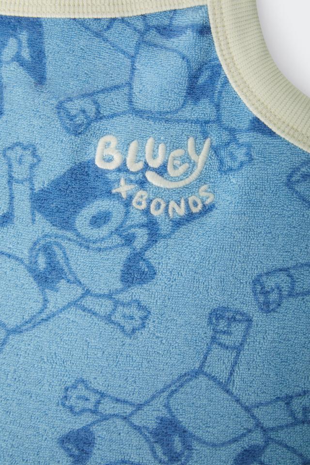 Bluey x Bonds Kids Terry Towelling Playsuit