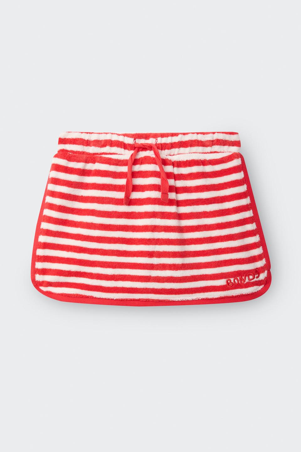 Girls Terry Towelling Tennis Skort