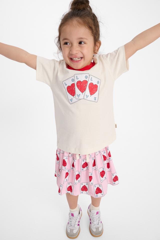 Girls Cotton Gathered Skort