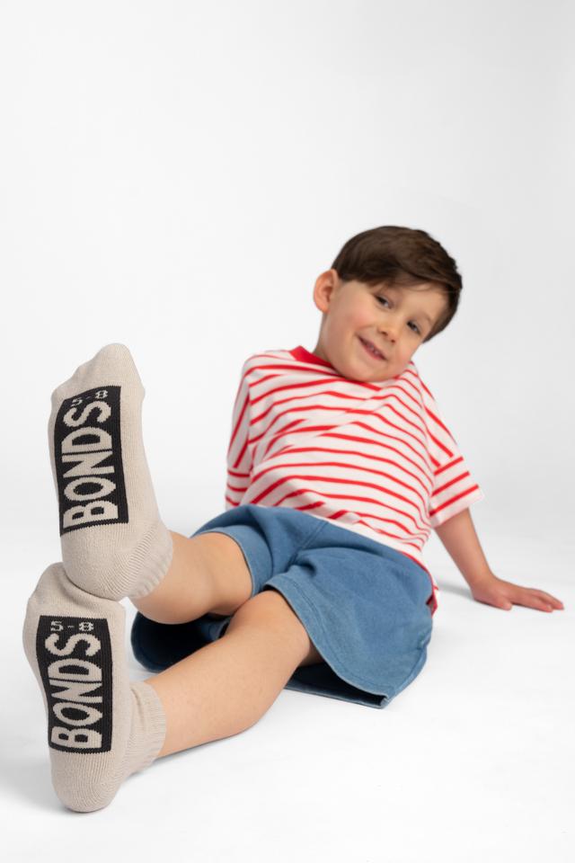 Kids Logo Bases Quarter Crew 3 Pack