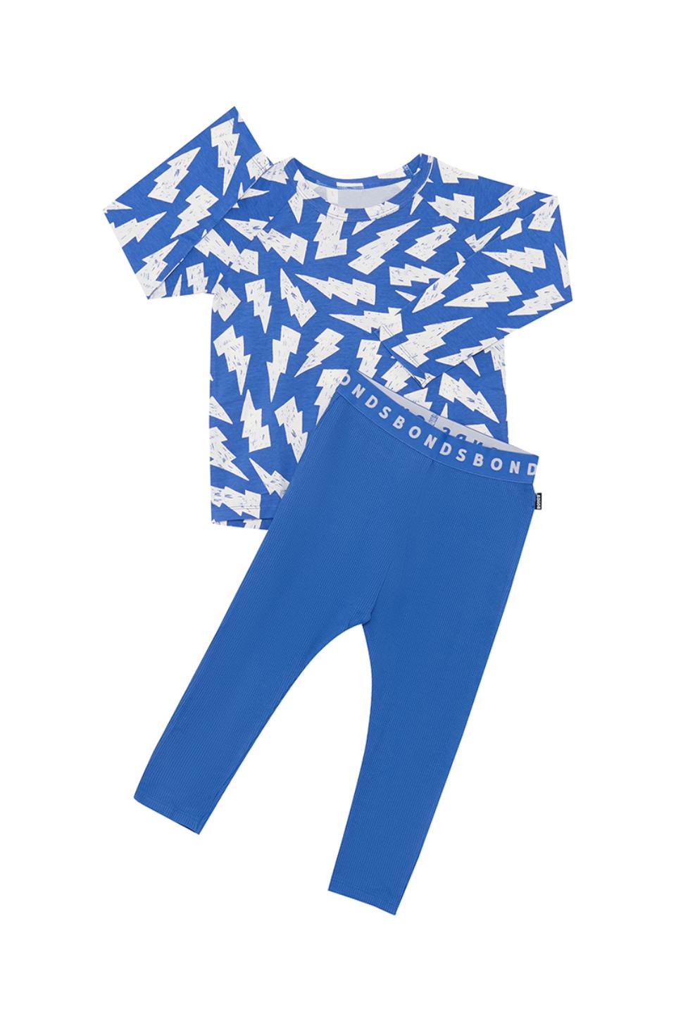 Kids Long Sleeve Waffle Sleep Set