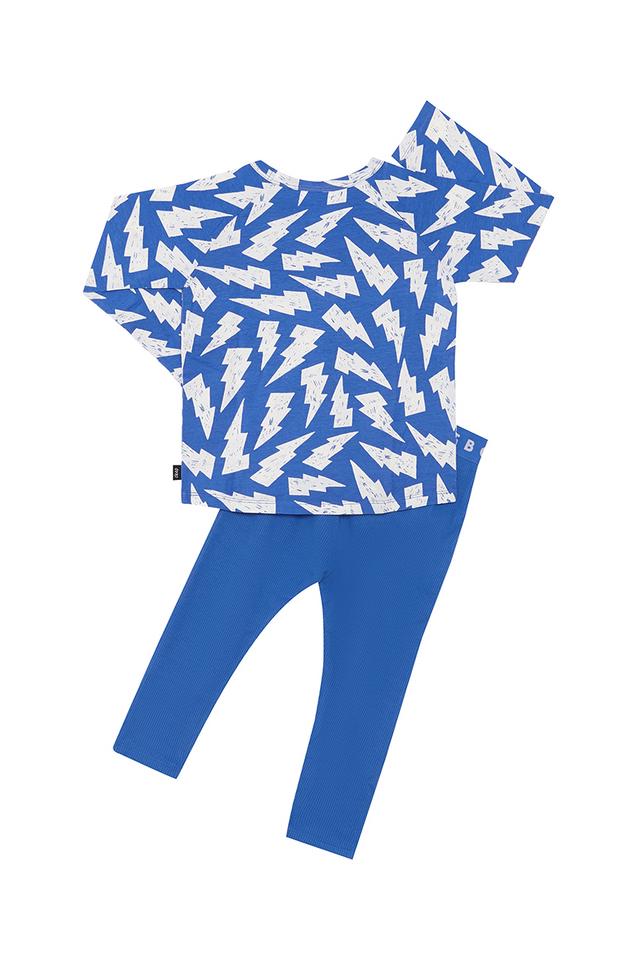 Kids Long Sleeve Waffle Sleep Set