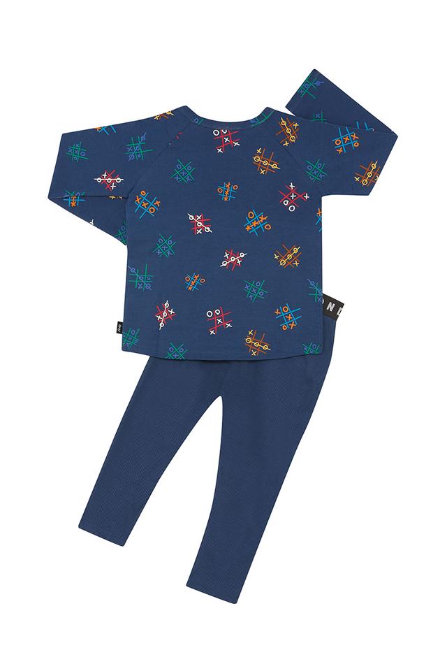 Kids Long Sleeve Waffle Sleep Set