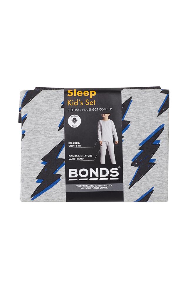 Kids Long Sleeve Waffle Sleep Set