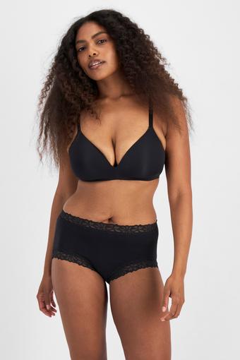 Lacetails Bamboo Full Brief (Black)