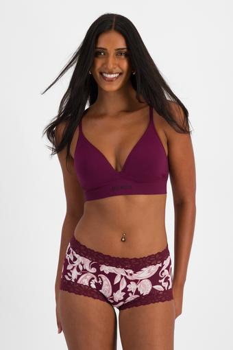 Lacetails Bamboo Full Brief (Bohemian Bliss Plum)