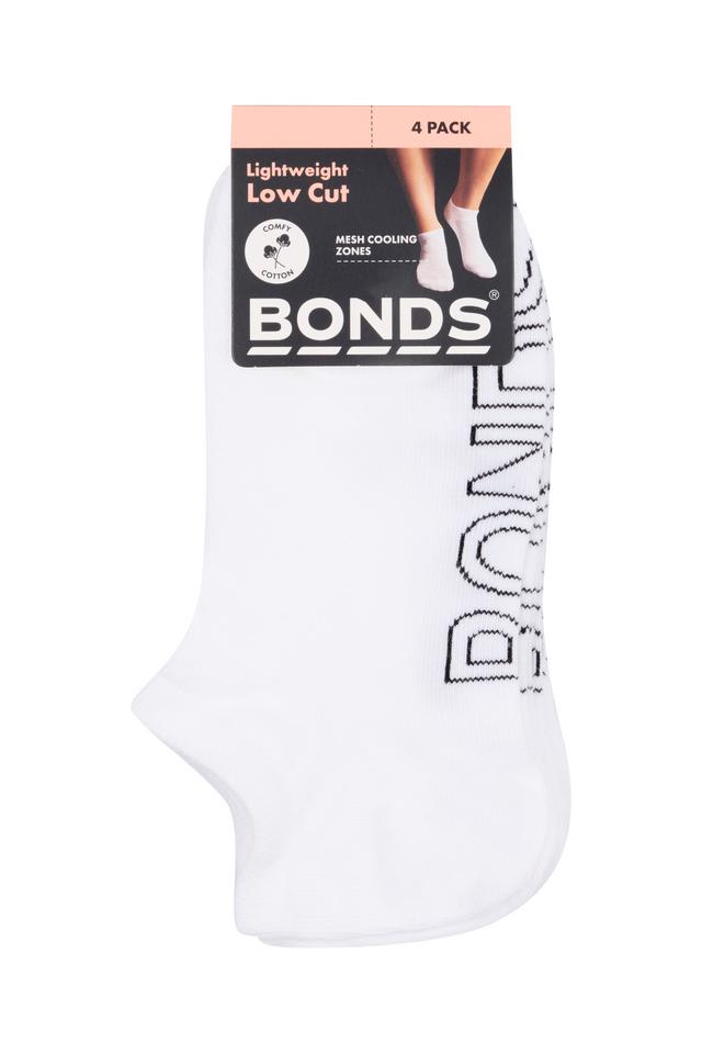Womens Logo Lightweight Low Cut 4 Pack