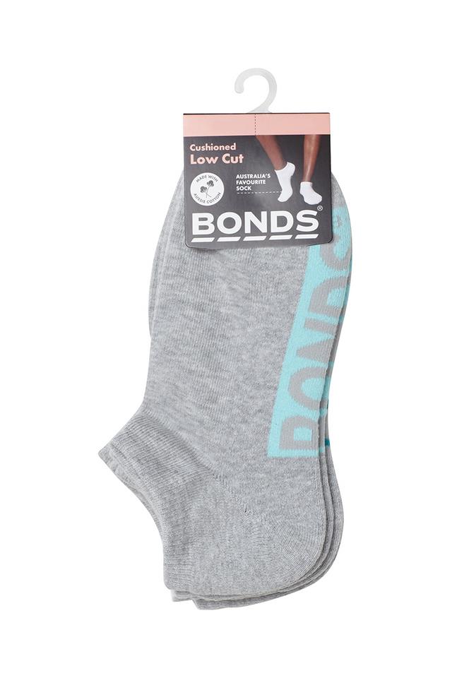Womens Logo Cushioned Low Cut Socks 3 Pack