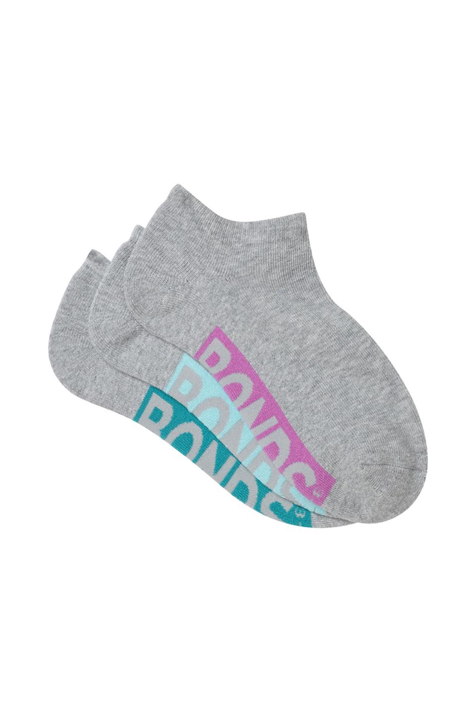 Womens Logo Cushioned Low Cut Socks 3 Pack