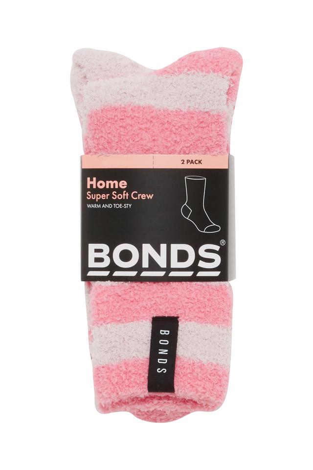 Womens Supersoft Crew Socks 2 Pack