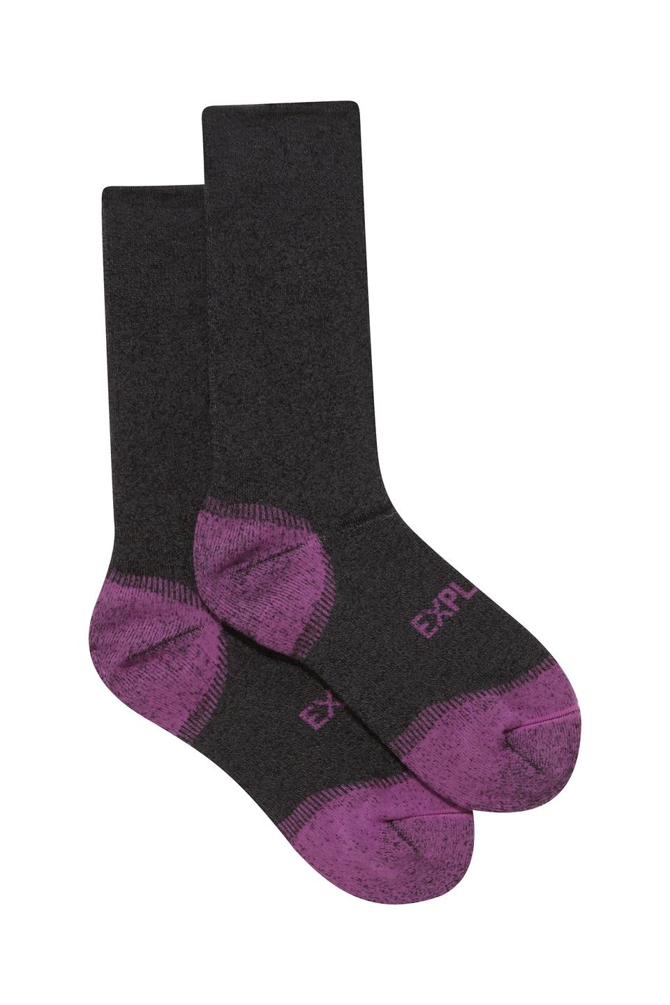 Explorer Womens Thermal Crew Socks 2 Pack