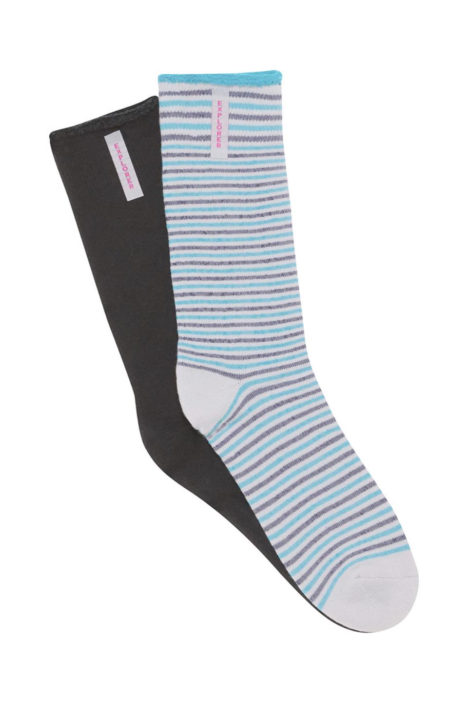 Explorer Womens Original Lightweight Crew Socks 2 Pack