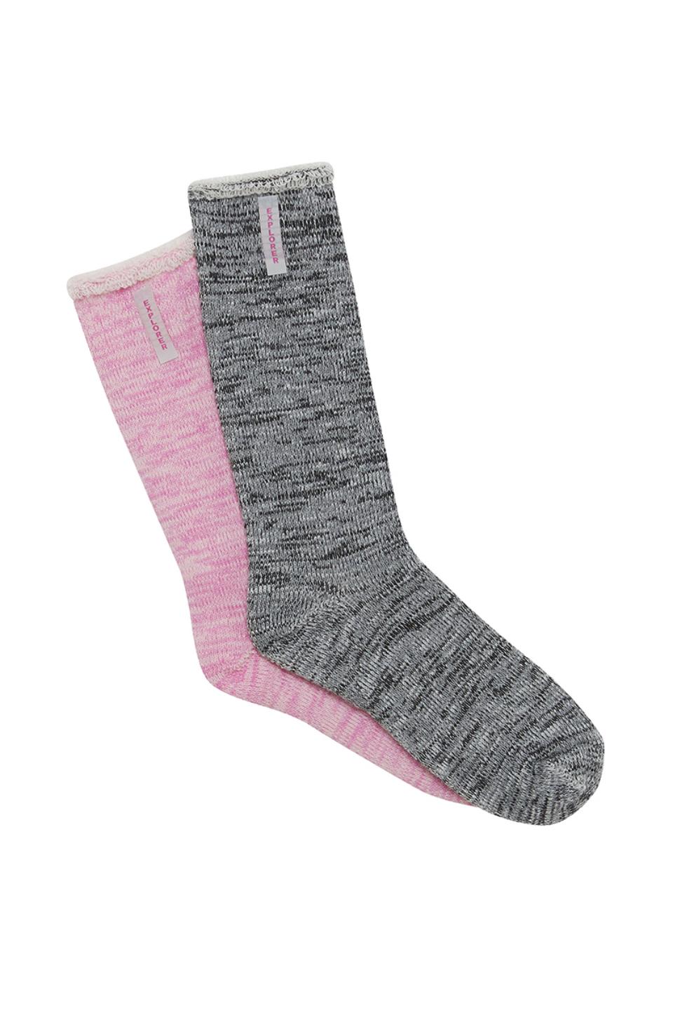 Explorer Womens Original Wool Crew Socks 2 Pack