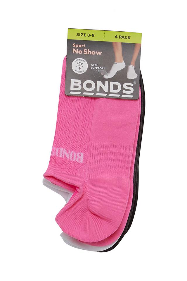Womens Play It Cool No Show Socks 4 Pack