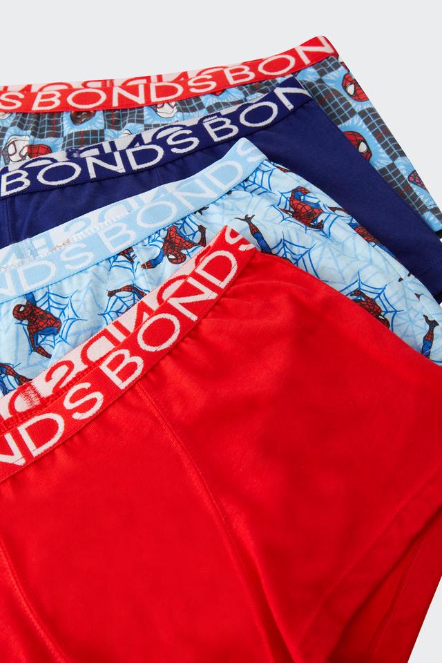 Marvel Bonds Boys 4 Pack Trunks
