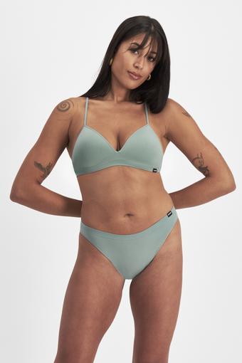 Match its Seamless Hi Bikini (Green Glacier)