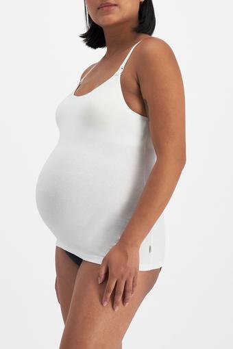 Maternity Contour Support Singlet (White)