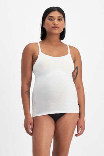 Maternity Hidden Support Singlet (White)
