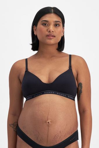 Maternity Wirefree Contour Bra (Black)