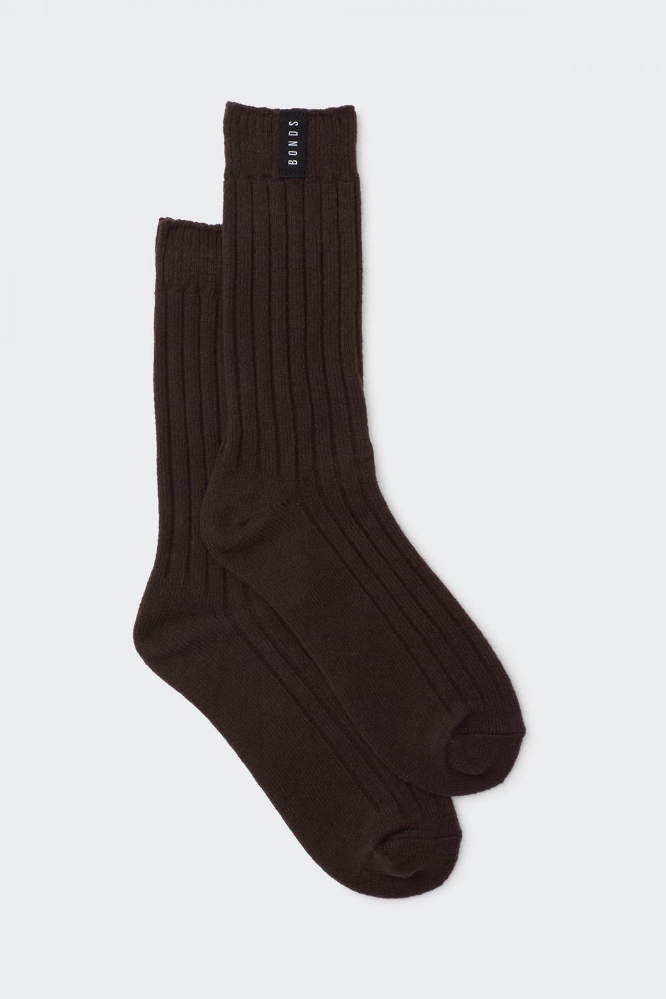 Mens Chunky Rib Crew 1 Pack