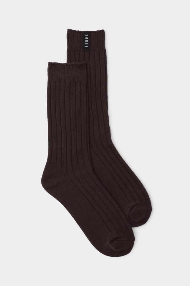 Mens Chunky Rib Crew 1 Pack