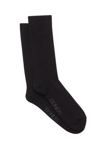 Mens Circulation Crew 2 Pack (Black)