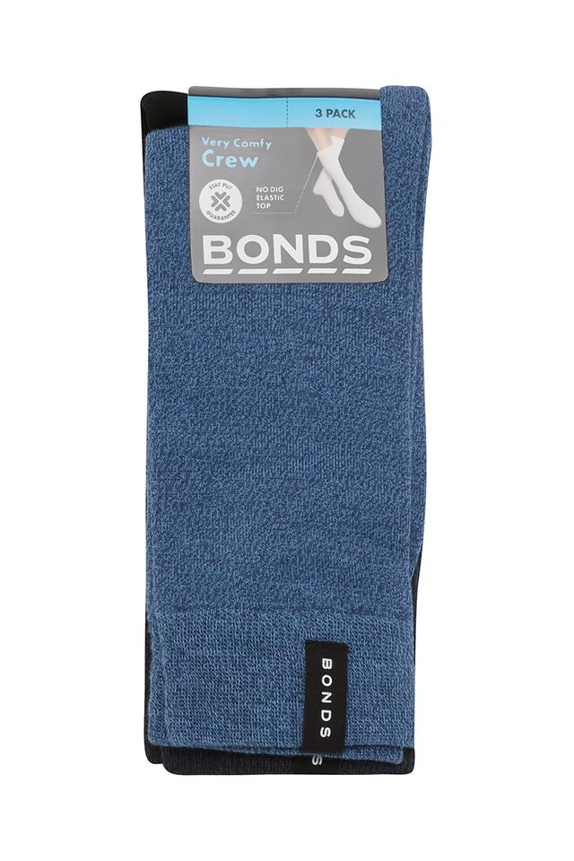 Mens Everyday Crew Socks 3 Pack