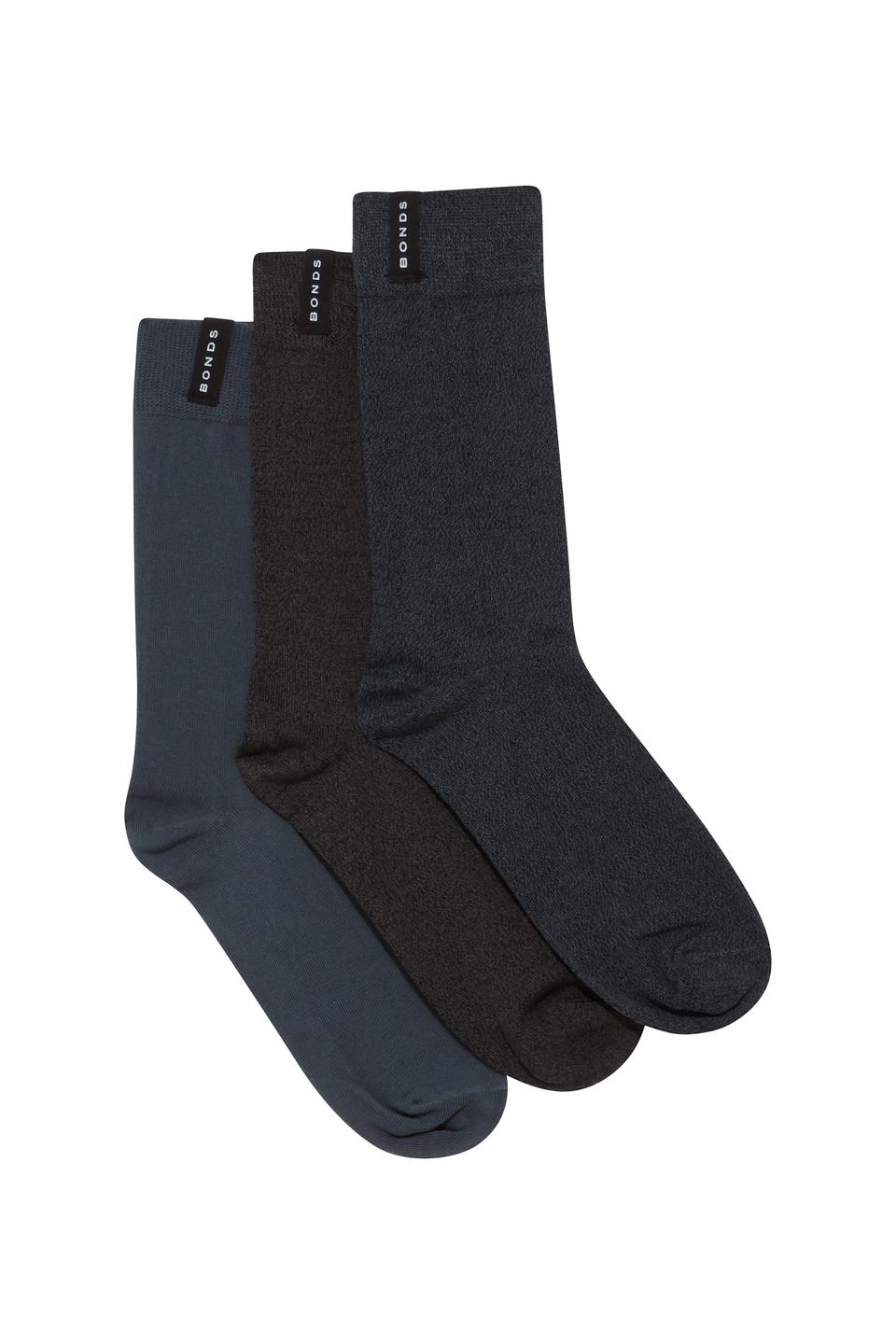 Mens Everyday Crew Socks 3 Pack