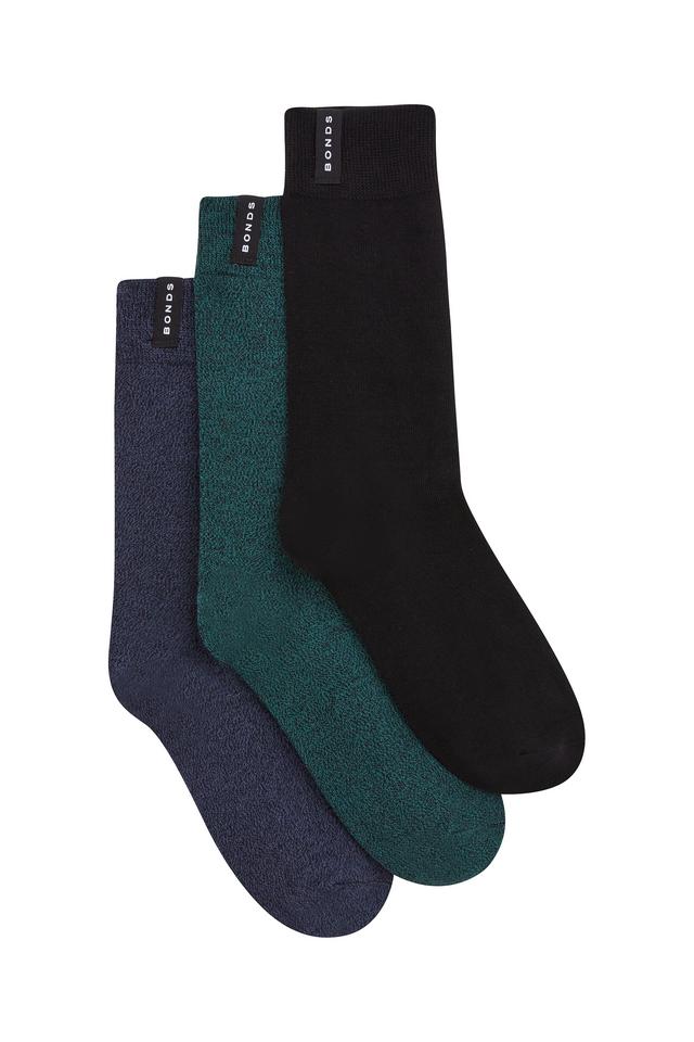 Mens Everyday Crew Socks 3 Pack