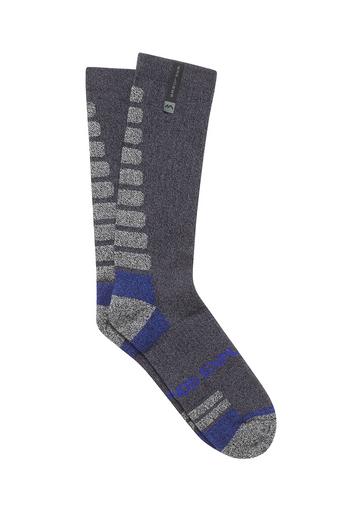 Mens Explorer Tech Crew Socks 2 Pack (Blue/ Black)
