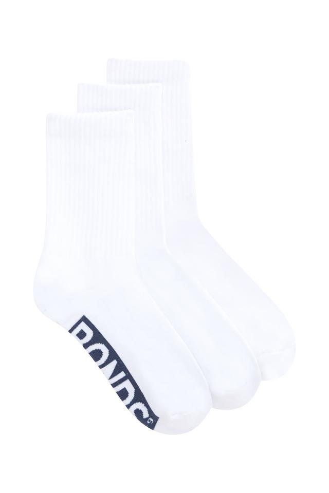 Mens Logo Cushioned Crew Socks 3 Pack