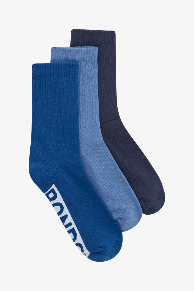 Mens Logo Cushioned Crew Socks 3 Pack