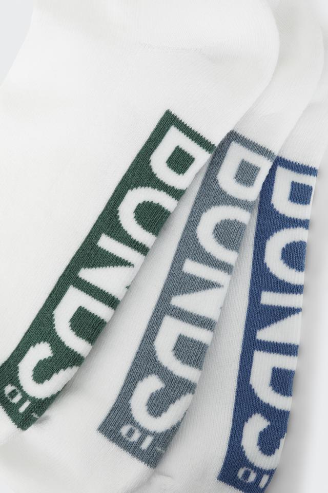 Mens Logo Cushioned Crew Socks 3 Pack