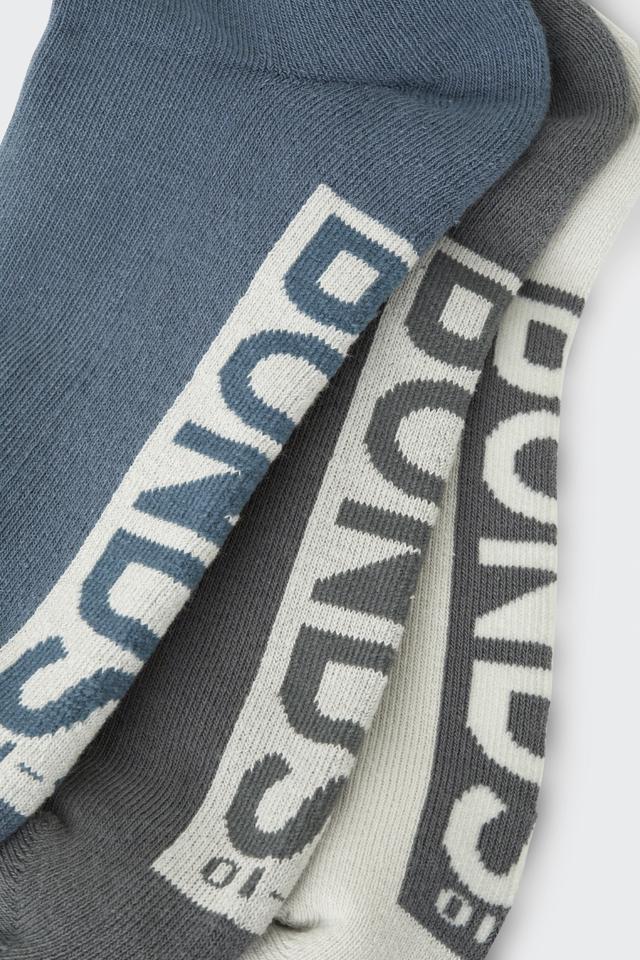 Mens Logo Cushioned Crew Socks 3 Pack