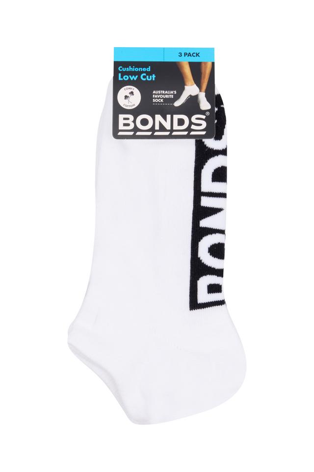 Mens Logo Cushioned Low Cut 3 Pack