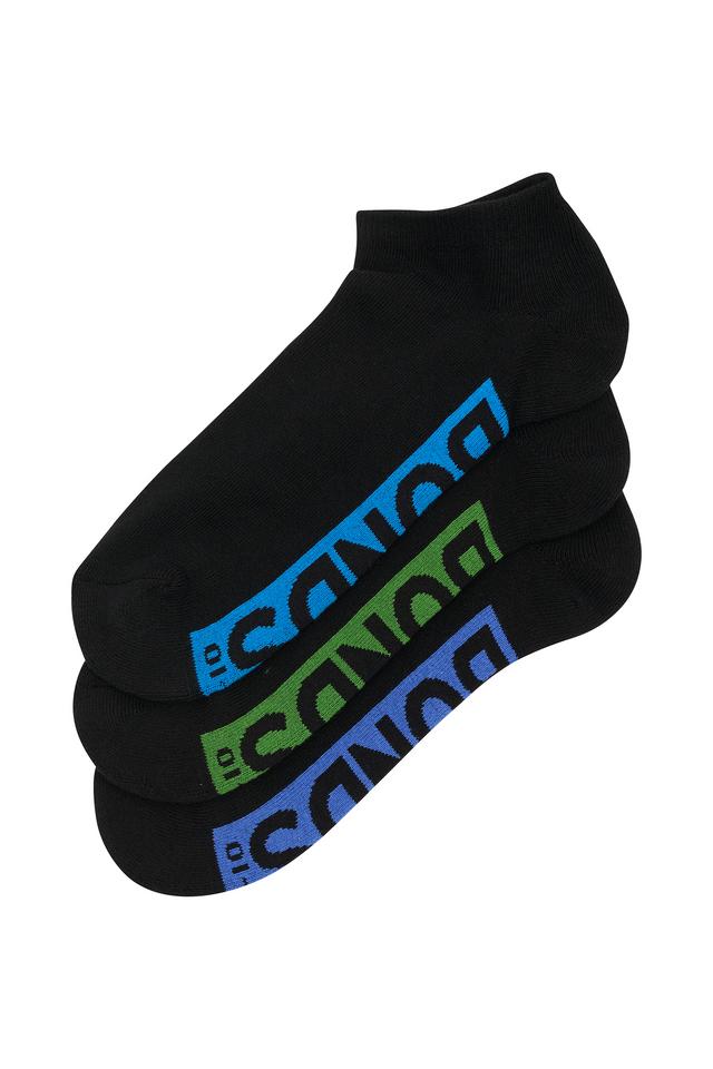 Mens Logo Cushioned Low Cut Socks 3 Pack