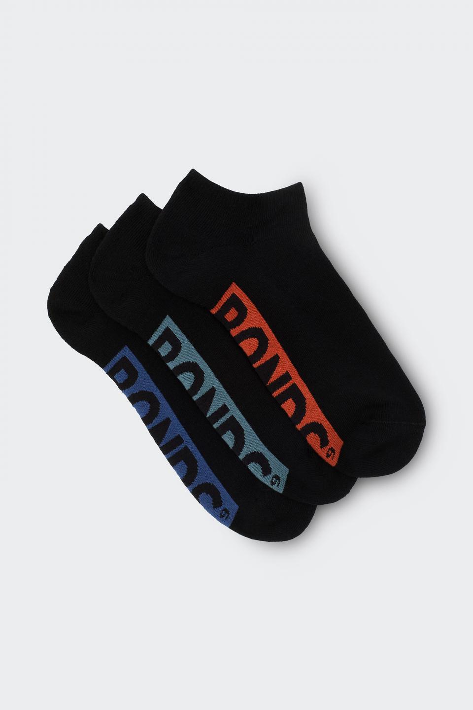 Mens Logo Cushioned Low Cut Socks 3 Pack