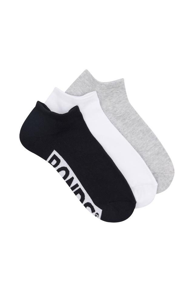 Mens Logo Cushioned Low Cut Socks 3 Pack