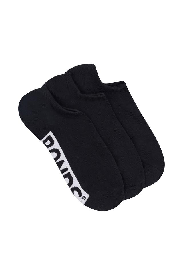 Mens Logo Cushioned No Show 3 Pack