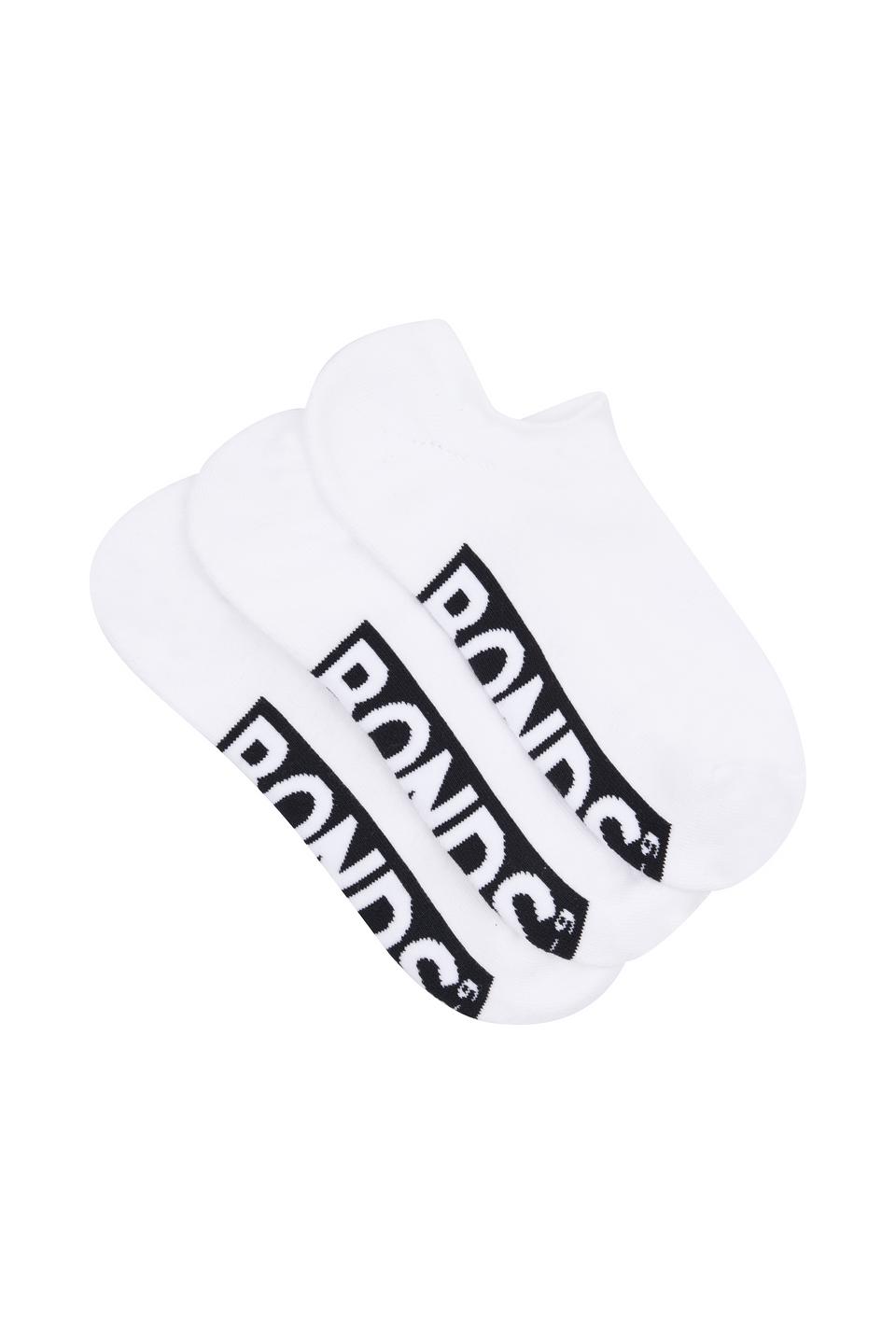 Mens Logo Cushioned No Show 3 Pack