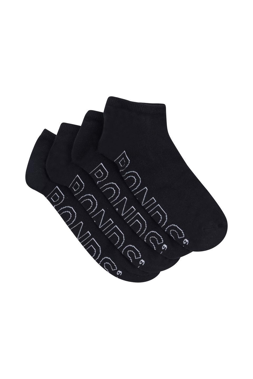 Mens Logo Lightweight Low Cut 4 Pack