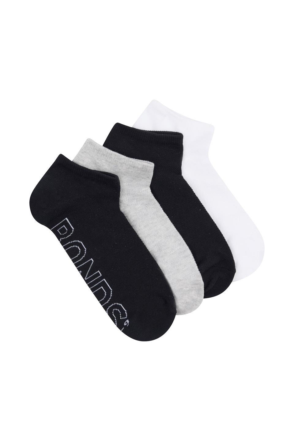 Mens Logo Lightweight Low Cut 4 Pack