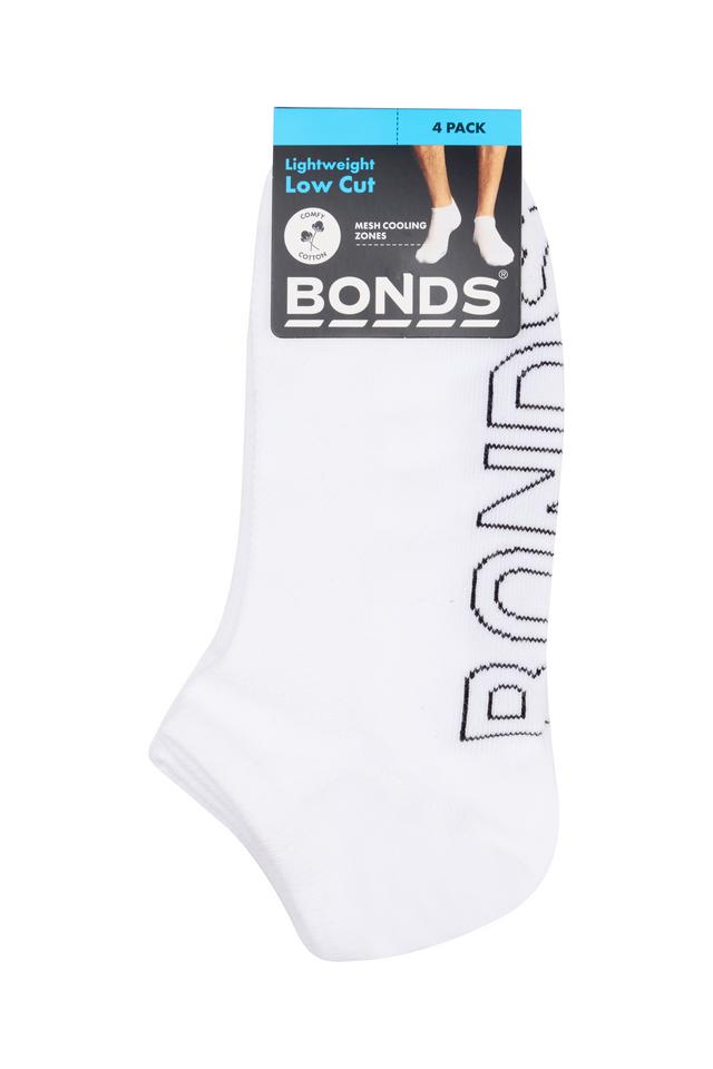 Mens Logo Lightweight Low Cut 4 Pack