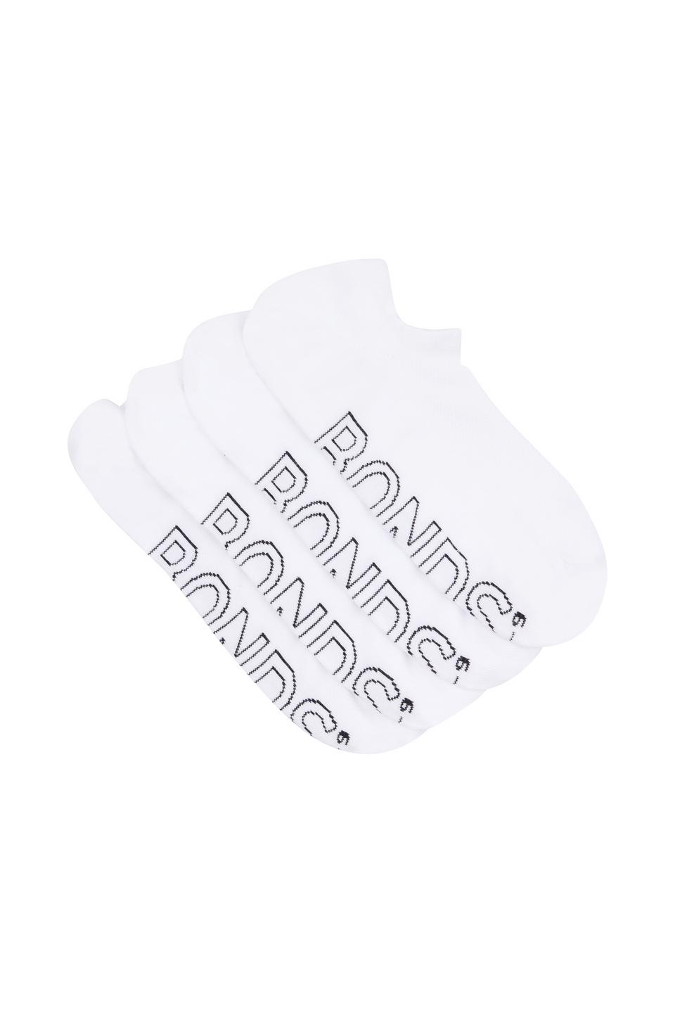 Mens Logo Lightweight No Show 4 Pack