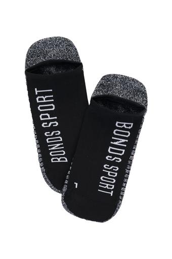 Mens Sport Tech No Show Socks 2 Pack (Black)